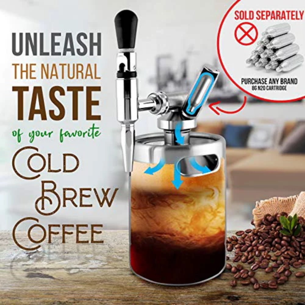 Stainless Steel Nitro Coffee Brewer